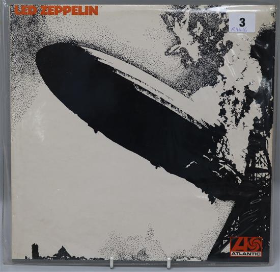 588171 - LED ZEPPELIN DEBUT S/T UK LP, EX - EX